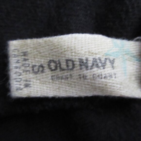 Old Navy Black Terry Cloth Shorts Sz S Elastic Waist Drawstring w/ Beads Pockets - Picture 8 of 11